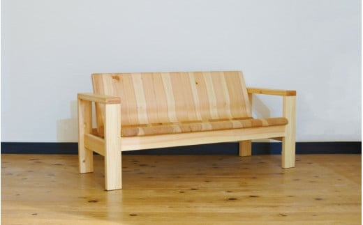 紀州スギのラウンジベンチ / 和歌山 田辺市 龍神村 紀州杉 紀州スギ 杉 スギ 檜 ヒノキ ベンチ 椅子 木のベンチ 木の椅子 チェア 家具【gwo016-1】
