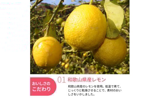 和歌山県産 ドライフルーツ  レモン  22g×2袋 / レモン おやつ 小腹 お菓子 健康【kng025】