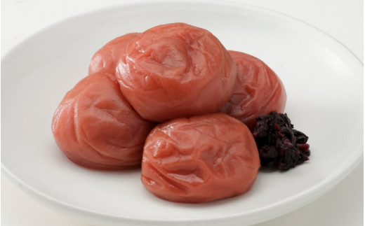 庭園梅しそ漬 500g <塩分12％> / 梅干し 梅干 紀州南高梅 南高梅 梅 和歌山 田辺 しそ しそ漬け  おかず 減塩 塩分12％ 塩分控えめ ご飯のお供 国産 酸っぱい 焼酎【okh008】