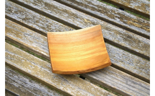 けやきのお皿（小） / 和歌山 田辺市 けやき 皿【otm035】