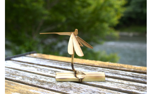 やじろべえ　竹とんぼ  1個  / 和歌山 田辺市  やじろべえ 竹とんぼ【otm040】