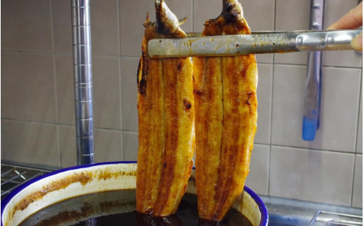 【3カ月定期便】 国産うなぎ蒲焼 大サイズハーフカット（頭尾なしで1袋70g以上）5袋セット×3回 / 国産うなぎ 国産鰻 うなぎ 鰻 定期便 鰻丼 うな丼 土用の丑の日  田辺市 国産  【ots035-tk】