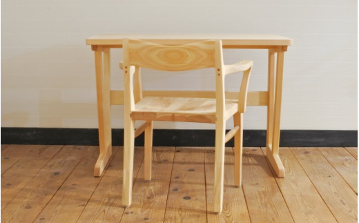 紀州ヒノキのライティングデスク / 和歌山 田辺市 龍神村 ひのき 檜 木  家具 つくえ 机 勉強机 入学祝【gwo027-1】