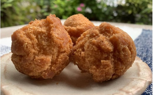 手作りサーターアンダギー 30個（3個入り×10） / サーターアンダギー おかし おやつ 手作り ケーキ スイーツ 和歌山 龍神 【mpt010】