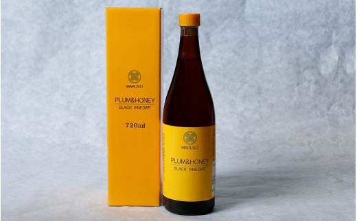 はちみつ梅黒酢（PLUM＆HONEY）720ml / 和歌山 田辺市 梅 はちみつ 紀州産梅酢 梅酢 玄麦黒酢 黒酢 梅エキス ヘルシードリンク 健康 クエン酸 アミノ酸 保存料不使用【mrs005-1】