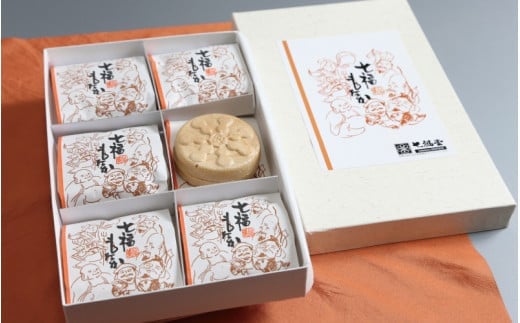 七福もなか 6個入り / 銘菓 お菓子 スイーツ 和菓子  個包装 小分け プレゼント ギフト ご家庭用 贈答 和歌山 最中 もなか つぶあん 餡 お土産 お取り寄せ 田辺市【shd013-1】