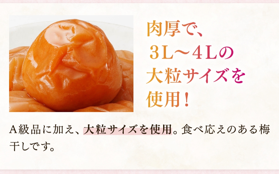 梅干し 紀州南高梅「蜜恋」（塩分約5％）400ｇ×2 はちみつ梅干し A級品 大粒3L以上 / 和歌山 梅干し 田辺市 紀州南高梅 南高梅 梅干 梅 うめ 肉厚 お米 おにぎり 焼酎 梅酒 健康 はちみつ入り りんご酢 塩分約5％ 塩分控えめ 梅干し 梅干し 梅干し 梅干し 梅干し 梅干し 梅干し 梅干し 梅干し 梅干し 梅干し 梅干し 梅干し【kbe001-1】