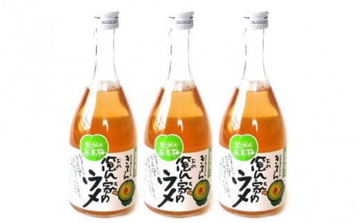 紀州産ミカンジュースと南高梅のジュースセット  季節毎の柑橘ジュース500ｍl×3本、梅ジュース500ｍl×3本 / 和歌山 和歌山県産 田辺市 紀州南高梅 梅  梅ジュース みかん みかんジュース 100％ジュース ジュースセット【ktr001-3】