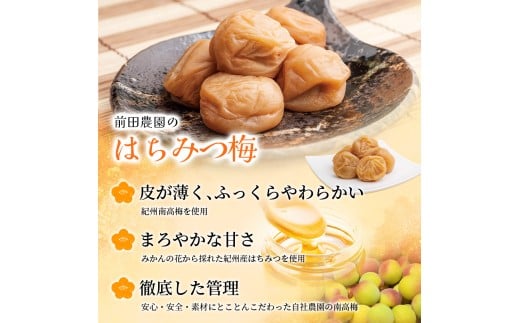  大粒 しそ漬け梅 & はちみつ漬け 食べ比べセット 各400g  塩分10％ 塩分8% / お歳暮 紀州南高梅 訳ありでない 梅干 うめぼし 南高梅 しそ梅 はちみつ はちみつ漬け シソ 紫蘇 国産 梅 うめ ウメ ご飯 和歌山県 田辺市 前田農園 お中元 お歳暮 贈答用 【mae005】