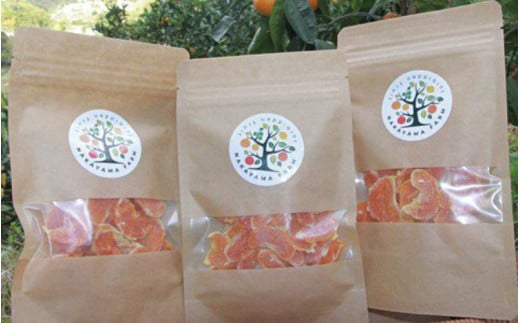 みかんのドライフルーツ房３袋セット / ミカン 小分け セット おやつ 柑橘 田辺市 和歌山県 【nak001】