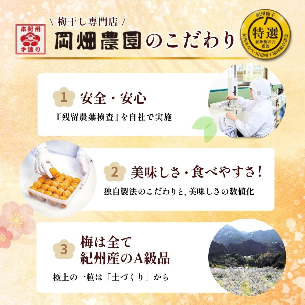 【3ヶ月定期便】 大人気梅干し 幻の梅 500g (粒2L/約30粒) <はちみつ梅干/塩分5％> / 梅干し 梅干 紀州南高梅 南高梅 梅 和歌山 田辺 はちみつ 蜂蜜 減塩 5％ 塩分控えめ ご飯のお供 お歳暮 ギフト お祝い お歳暮ギフト【okh028-tk】