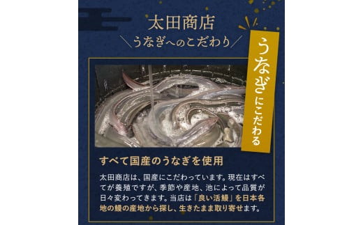 【12カ月定期便】【交互にお届け】国産うなぎ蒲焼 (2本) タレ付×6回　国産うなぎ白焼 (2本) 醤油・わさび付き×6回 /  定期便 毎月お届け 和歌山 田辺市 国産 国産うなぎ 国産鰻 うなぎ 鰻 鰻丼 うな丼 土用の丑の日【ots032-tk】