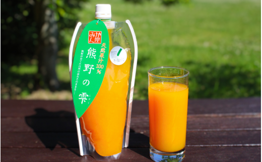 ＜予約受付＞ 天然果汁100％ みかんジュース 熊野の雫（不知火）500ml×5  ※2026年4月より発送予定 / ジュース 不知火 しらぬい デコポン 果汁100％ ストレート パウチ入 柑橘 和歌山県 田辺市【hso002】