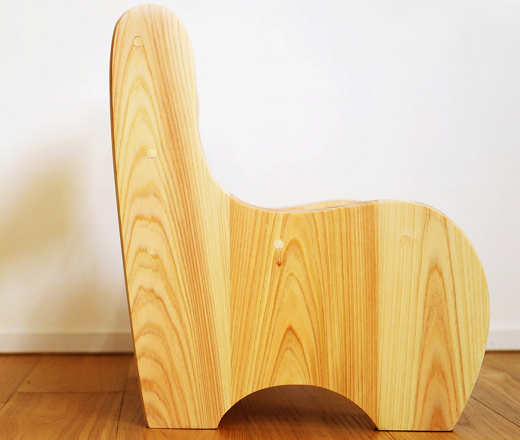 子供椅子　ひのき 紀州・熊野材 ベビーチェア【杢美】 伝統 工芸品 ひのき 椅子 イス【mkh006】