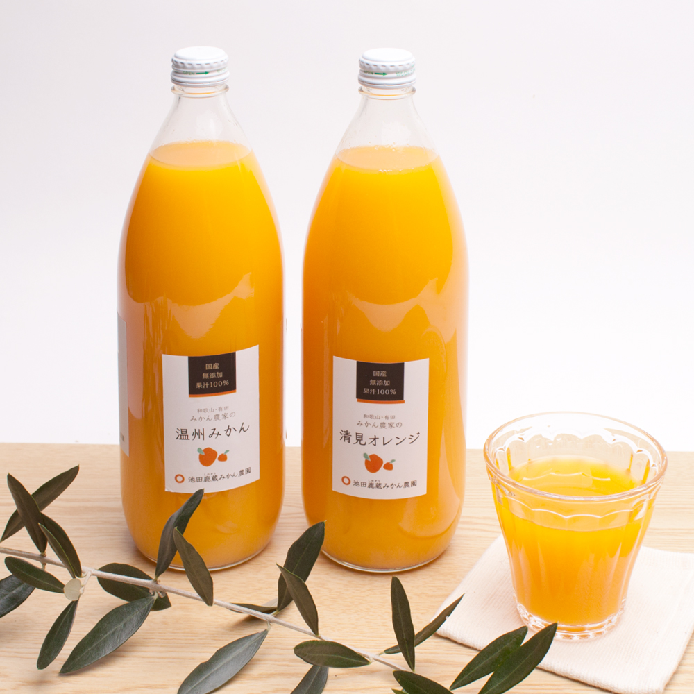 無添加・有田のジュース詰合せ1000ml×2本・2種【ikd103A】