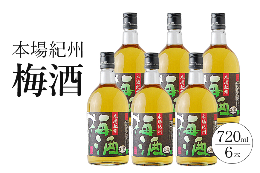 本場紀州梅酒　6本セット【prm016A】