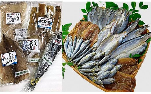 熊野特産旬のひものセットプレミアム あじ 干物 さんま みりん干し かます いわし いか[kbs008]