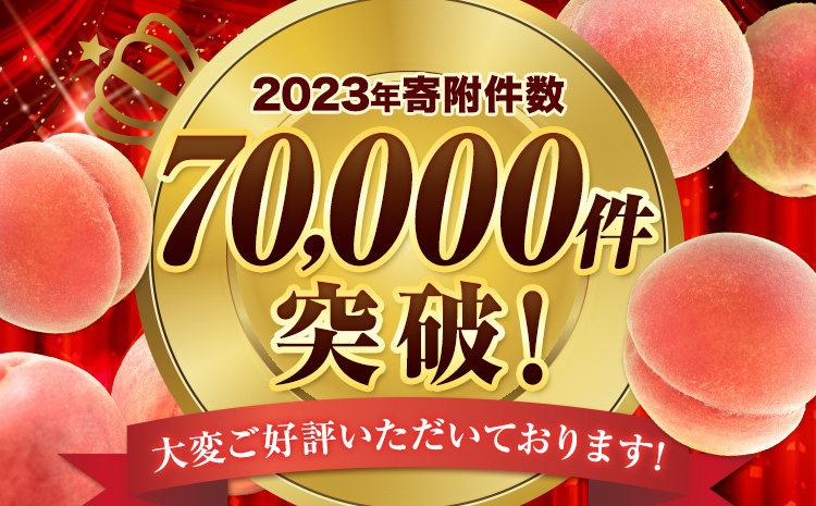 【先行予約】和歌山県産紀の里の桃 約2kg《2026年6月中旬-8月中旬頃出荷》紀の里の桃6～8玉入り桃 もも モモ フルーツ 果物 白鳳 清水白桃 川中島白桃 和歌山県産の桃 紀の川市の桃 和歌山の桃---wfn_cwlocal127_6c8c_25_13000_2kg---