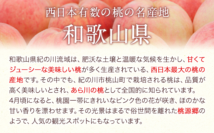あら川の桃ジュース「桃とろり」6本入り八旗農園《30日以内に出荷予定(土日祝除く)》和歌山県紀---wsk_chkmmjuice_30d_22_14000_6i---
