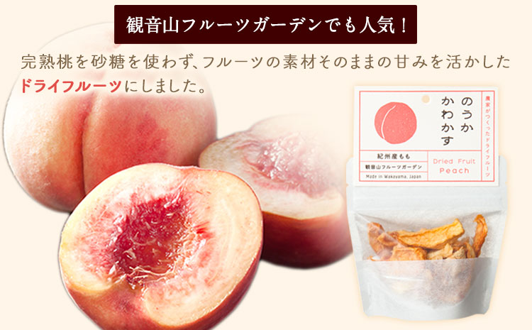 観音山ドライフルーツ（桃）30g×1個 有限会社柑香園《30日以内に出荷予定(土日祝除く)》フルーツ果物桃ももドライフルーツ---wsk_kcedrym_30d_22_6000_30g---