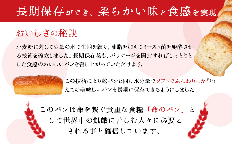 LIFEBREAD 10本 110g サクセム株式会社《30日以内に出荷予定(土日祝除く)》和歌山県 紀の川市 防災備蓄 賞味期限5年以上 ライフブレッド ブレッド---wsk_sks2_30d_24_24000_10---