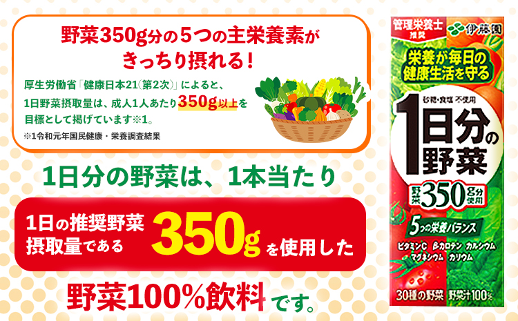 産紙パック飲料1日分の野菜200ml×24本1ケース株式会社伊藤園《30日以内に出荷予定(土日祝除く)》1日分の野菜---wsk_ite7_30d_24_12000_24p---