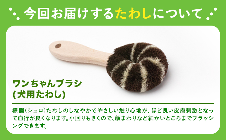 たわし職人がつくった犬用たわしギフト 株式会社北山正積商店《90日以内に出荷予定(土日祝除く)》和歌山県 紀の川市---wsk_kitaigift_90d_22_18000_3p---