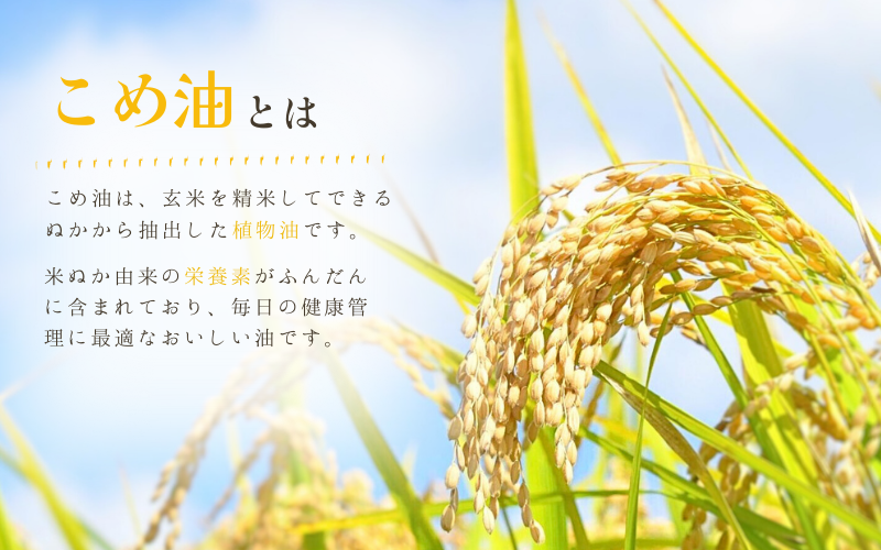 【大人気】【国産】こめ油　500g×6本入り / 米油 コメ油 こめあぶら 食用油 植物油 オイル 保存 和歌山県 人気 料理 揚げ物【ard038A】