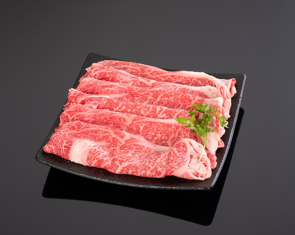 熊野牛 すき焼き・しゃぶしゃぶ リブローススライス 400g【mtf437】