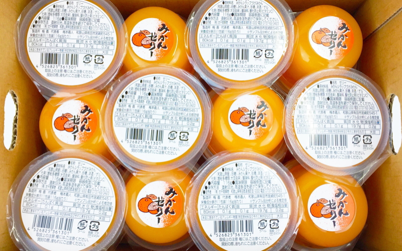 ＼果肉果汁たっぷり／有田濃厚みかんゼリー  24個入/スイーツ みかん さっぱり フルーツゼリー【tss001A】