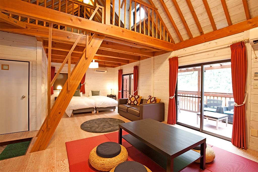 たまゆらの里ペア宿泊券【素泊まりプラン】(土・祝日の前日宿泊用) /宿泊 宿 コテージ グランピング BBQ 【tys004B】