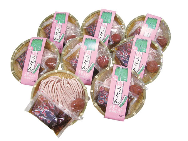 ＜紀州南高梅肉使用＞丸ざる梅うどん　8食［FN3］