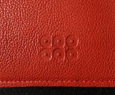 紀州戦国屋オリジナル・紀州産本革真田赤備六文銭パスケース