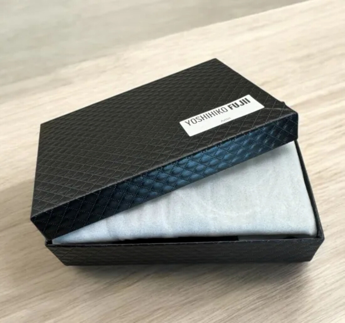 角小皿 FATA  パープル（金箔） ［NF128］