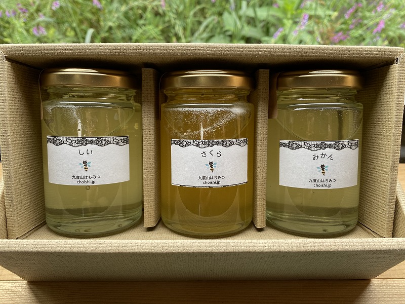 自社製造の国産はちみつ3本セット！