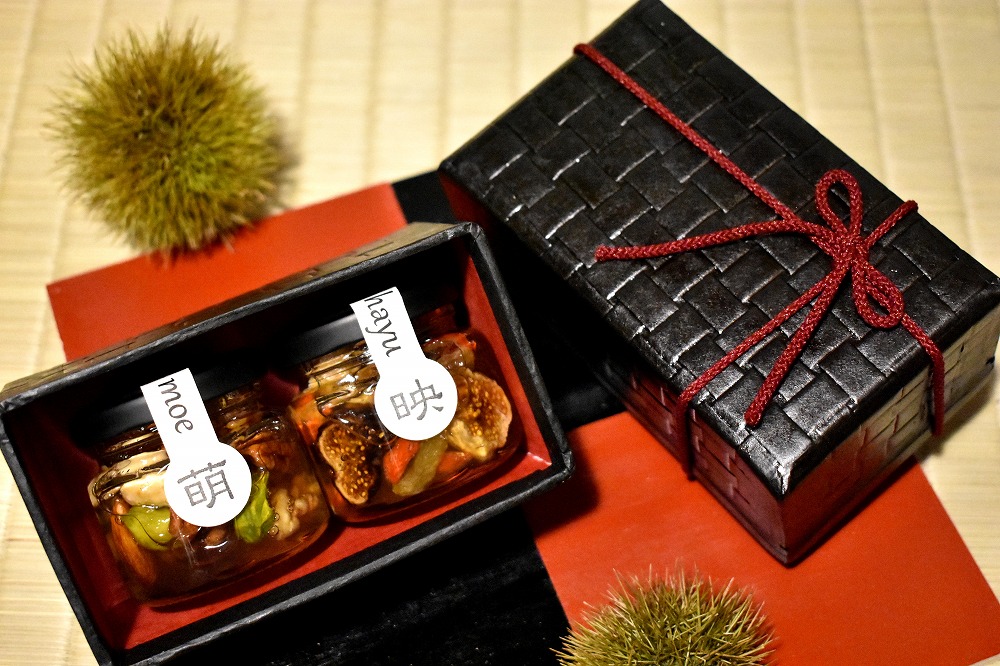 ナッツ・ドライフルーツの蜂蜜漬 峠プレミアム小瓶2種セット【萌(MOE)】【映(HAYU)】 【SW7】