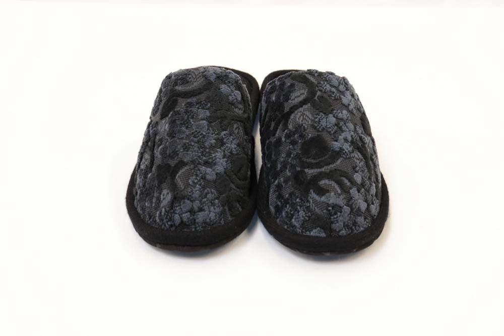 金華山織 うだつ型 スリッパ ネイビー 1足 約23.5cm～26.5cm クローバー 株式会社中矢パイル【KSK3】