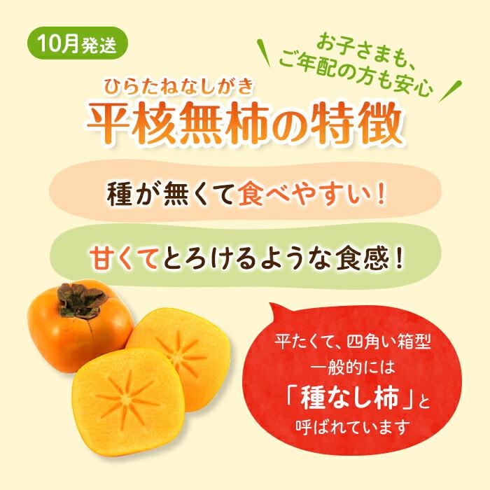 【2026年発送】〔柿満喫セット〕平核無柿8-13玉入り＆富有柿8-12玉入り【贈答用にも　全2回お届け】 柿 種無し たねなし 富有柿 定期便 贈答 先行予約