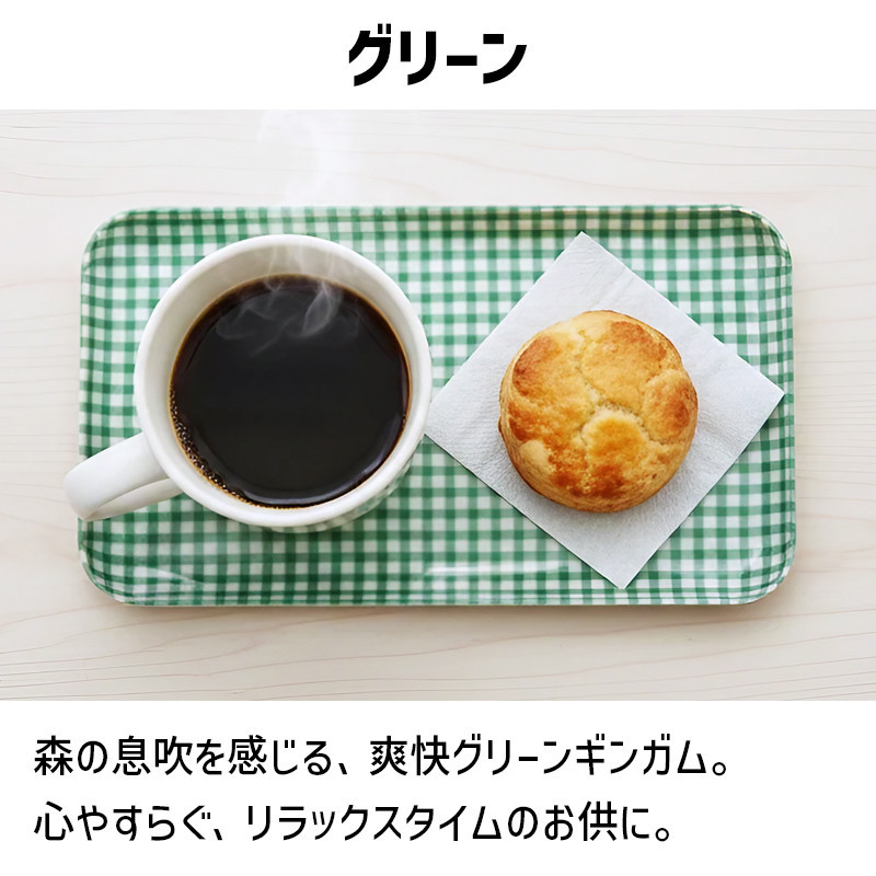 TATSU-CRAFT マグネットトレー SS 21.5cm チェック GR グリーン すべり止め付き ［Tk1051］