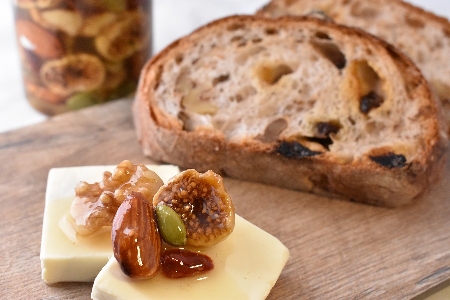 ナッツ・ドライフルーツの蜂蜜漬3種セット【峠の恵】【峠の彩】【峠の果実】 【SW63】