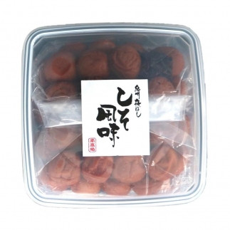 紀州南高梅 しそ風味梅干 500g ご家庭用 【US30】