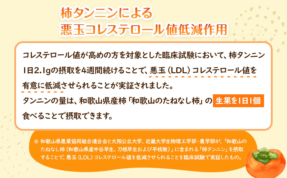 【2026年10月上旬以降発送】 和歌山県産 平核無柿 ご家庭用 約3kg 満杯詰  柿 種無し たねなし ひらたね 訳あり