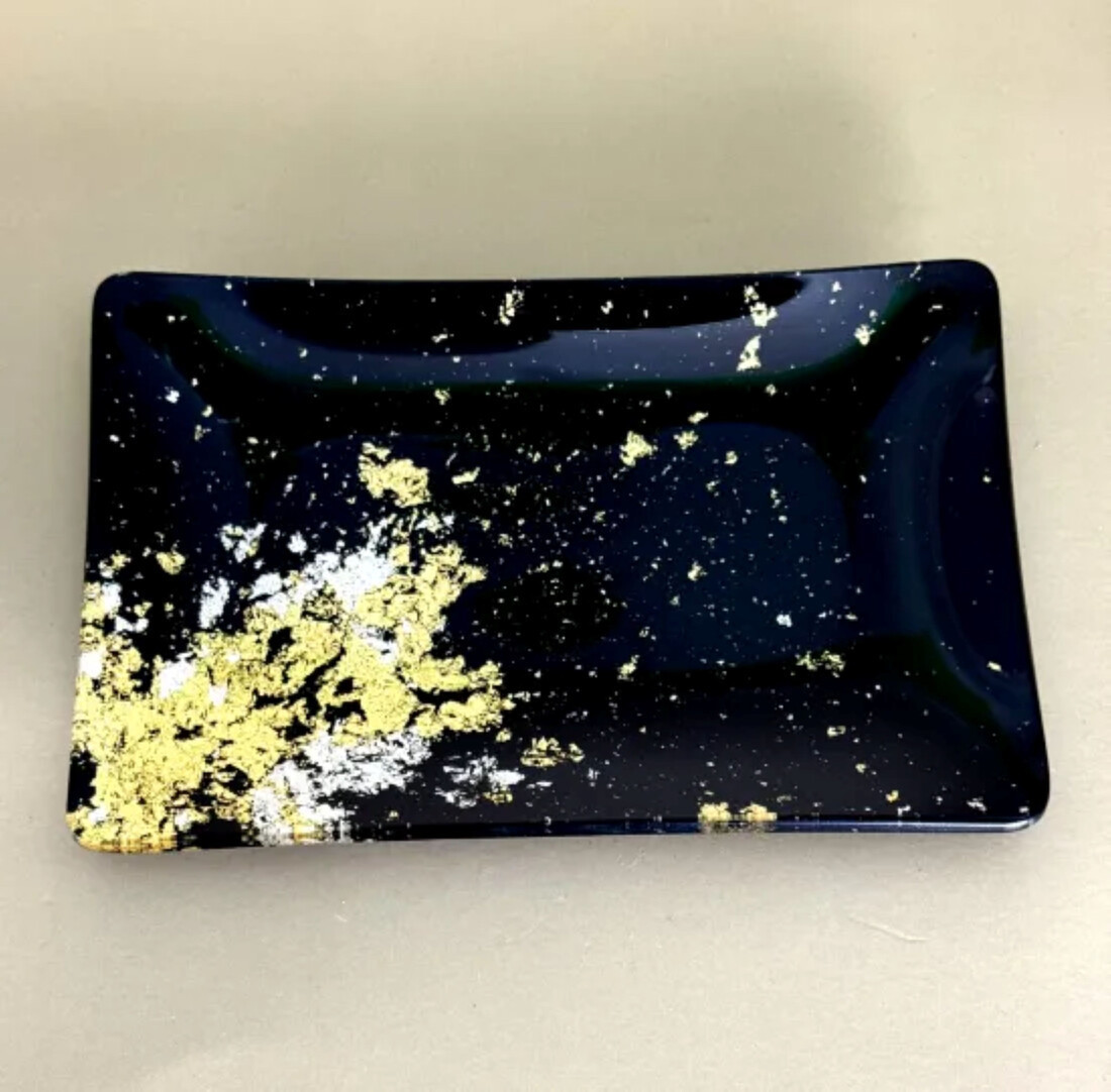 角小皿（金箔) 漆黒 ［NF142］: 九度山町ANAのふるさと納税｜ANAの