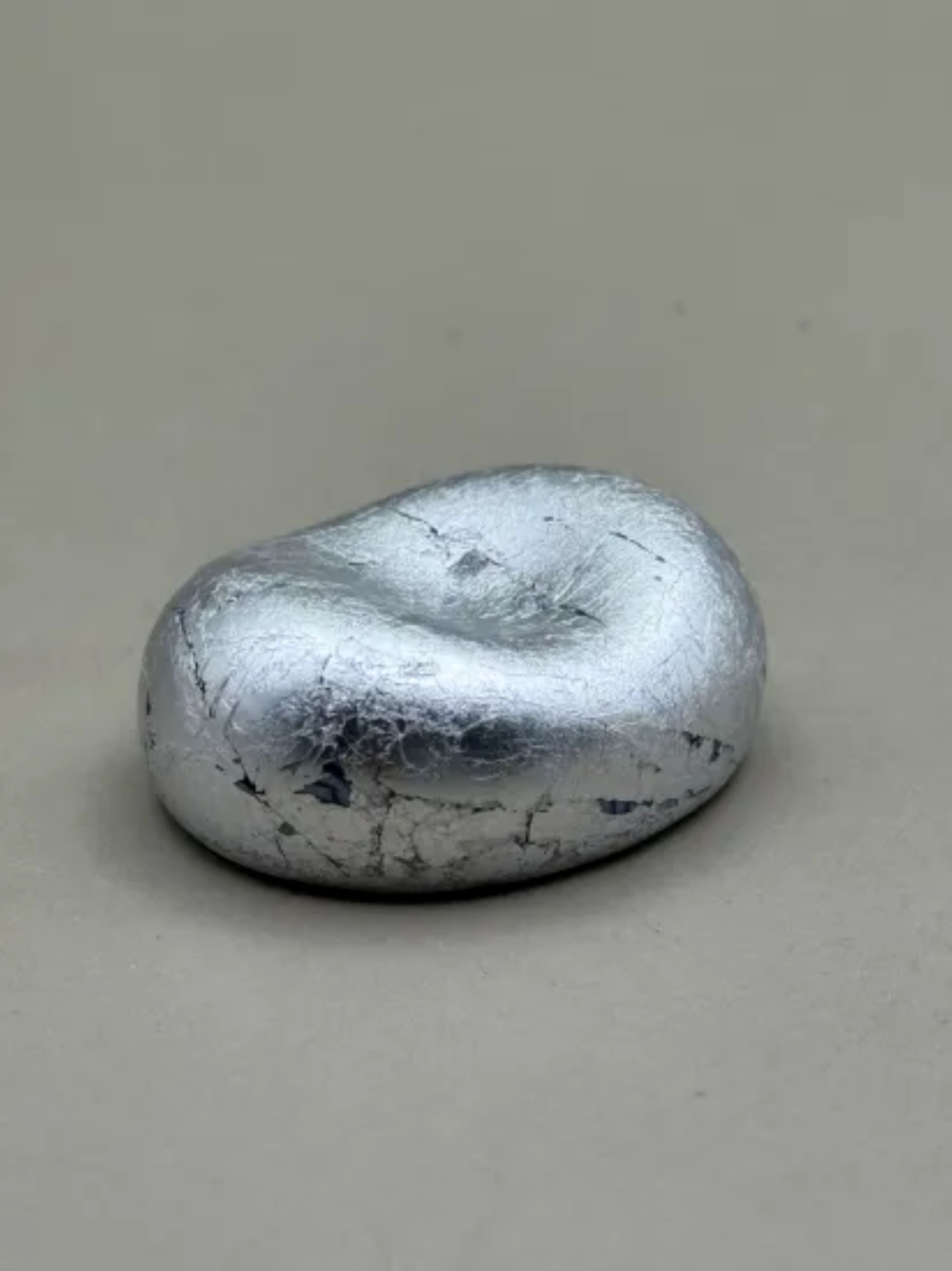 箸置き へこみ 箔貼り銀［NF220］