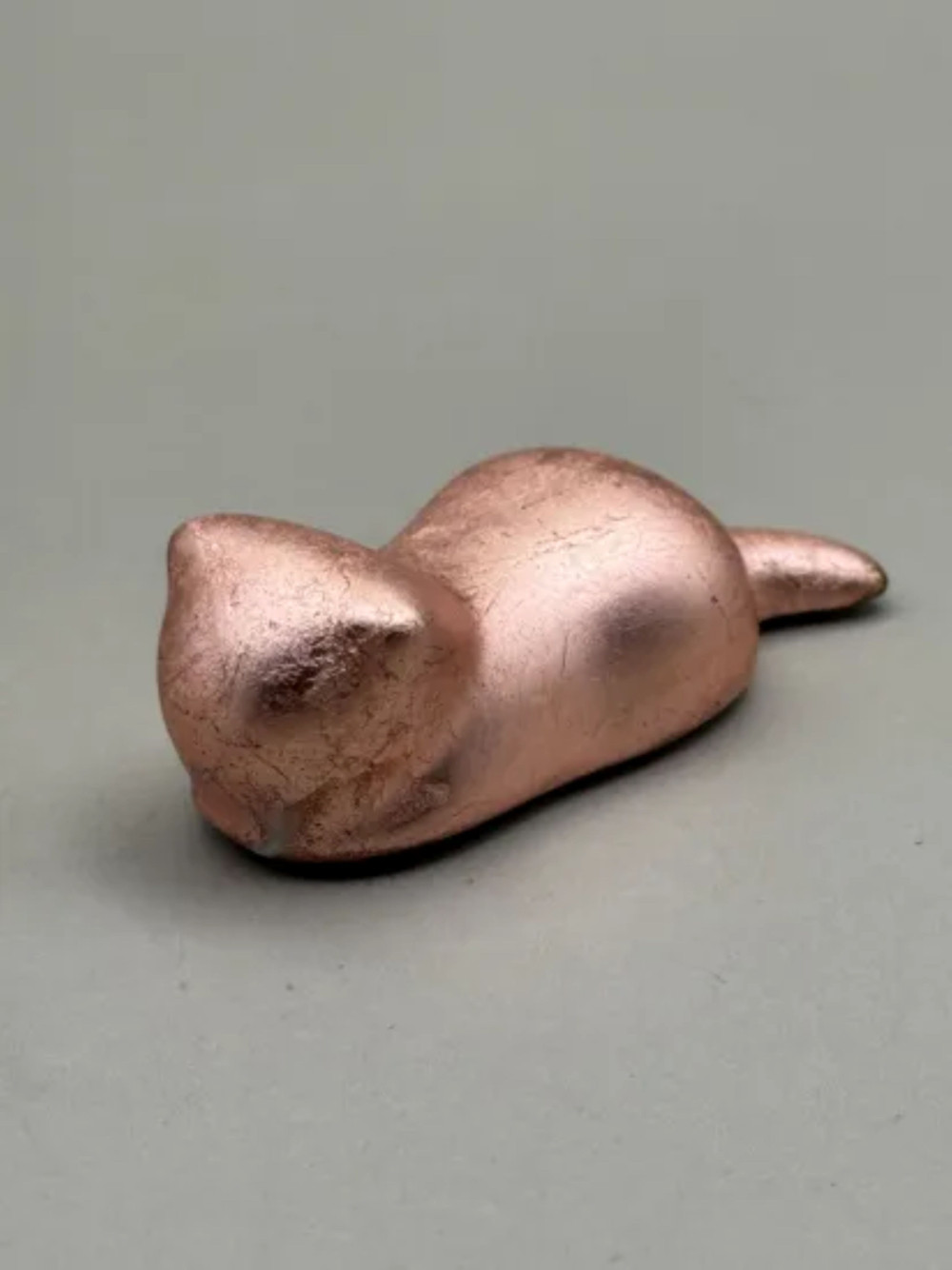 箸置き 猫 箔貼り銅［NF236］