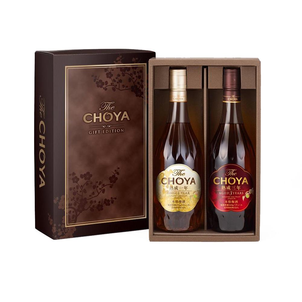 【南高梅100％】The CHOYA ギフトセット 700ml×2本 ［MG80］
