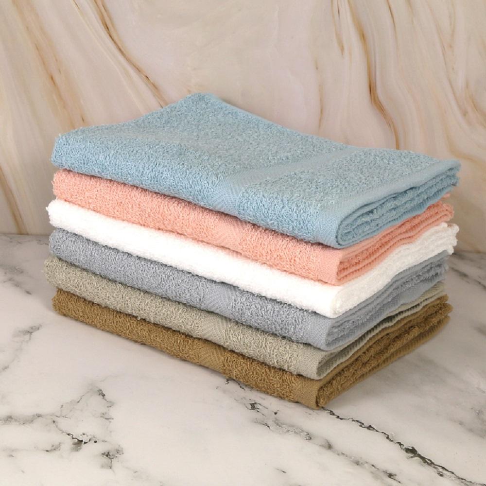 お洗濯がラクチン フェイスタオル 6枚セット　入金確認後30日以内に順次出荷(土日祝除く）