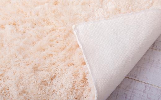 ふわふわコスモトロン吸水速乾バスマット30mm アイボリー 縦45cm×横60cm