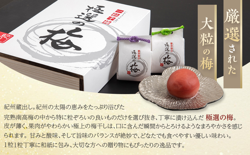 極選の梅 木箱 1箱20粒入り ［Kn12］