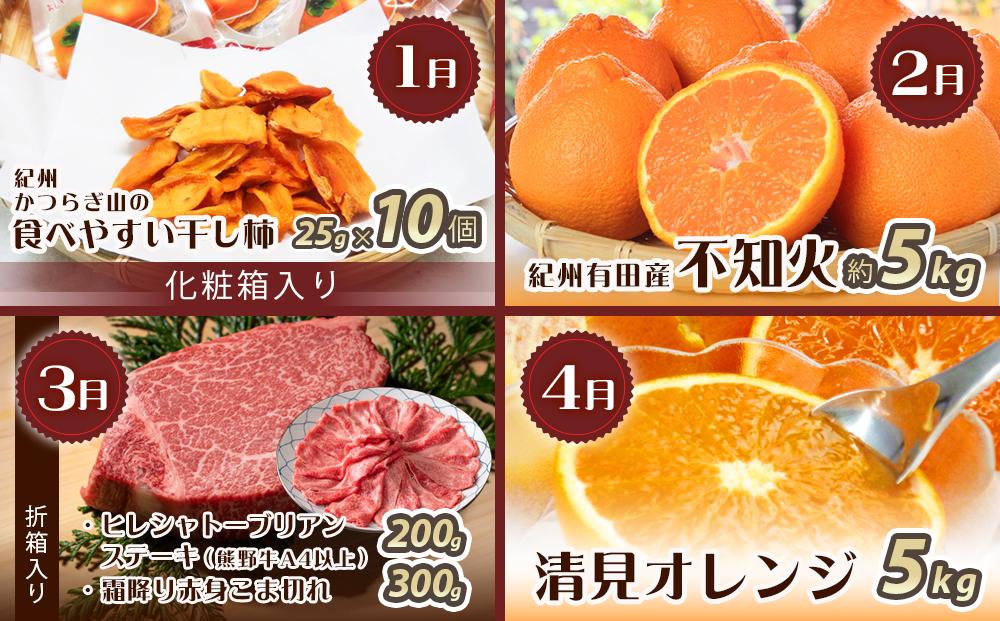 【魚鶴商店厳選！】人気の海幸山幸食べ比べ【定期便全12回】セットA【UT109】